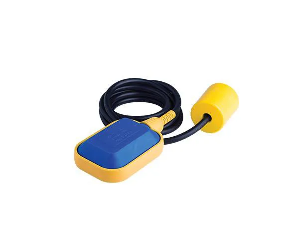CHAVE BOIA DE NIVEL, PLASTICO, 15A/127220V, COR AMARELO/AZUL, (BL 1UN)