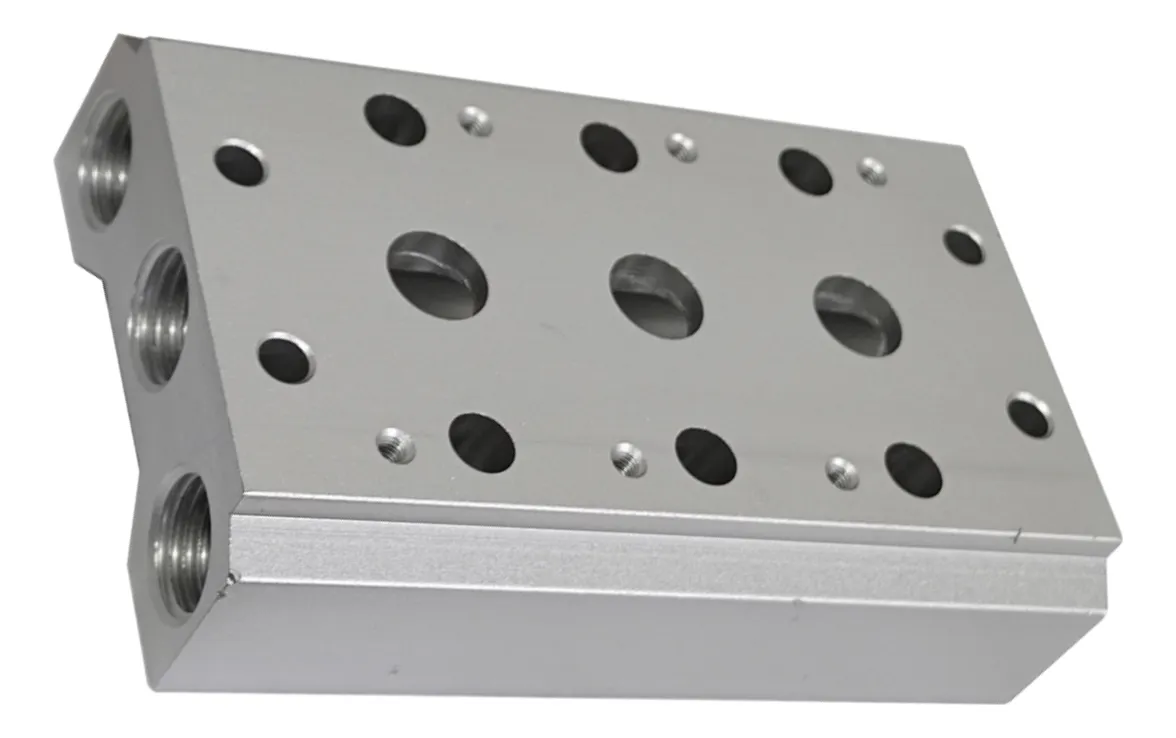 MANIF200M-3F MANIFOLD SERIE 200M-3 ESTACOES G1/4 AIRTAC°°