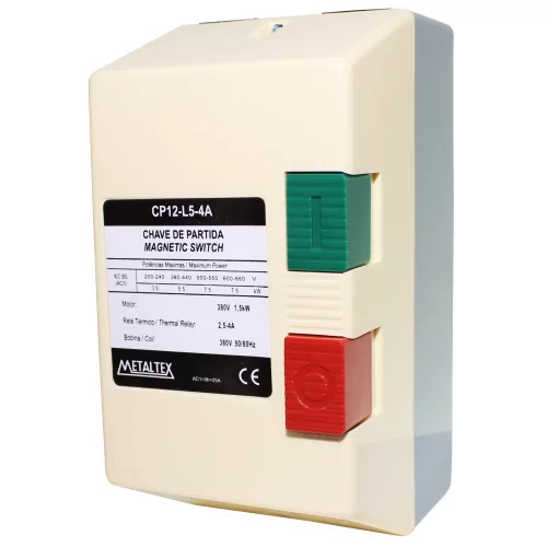 CPM22-L5-18AChave de Partida 12 a 18A - 5 a 6CV - 380VCA METALTEX°°