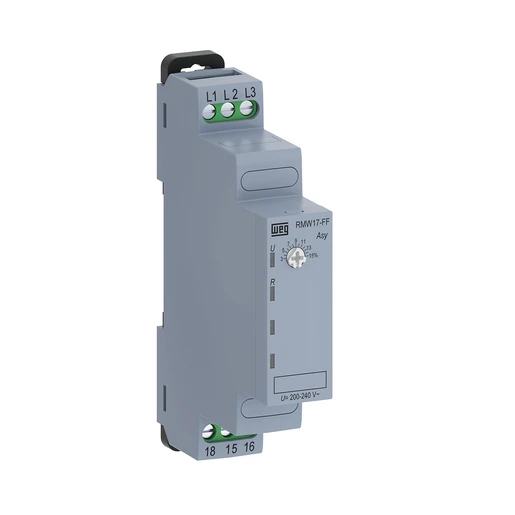 RELE MONITORAMENTO RMW17- FF01D97 FALTA DE FASE 1 NA/ NF 380-480V 50/60HZ WEG WEG°°