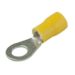 TERMINAL OLHAL PRE-ISOLADO AMARELO 4,0-6,0 MM M6 - RV5.5-6LUNIDADE ELETROKIT°°