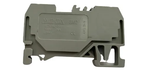 BM2-F2 CONECTOR PASSAGEM MOLA 2,5MM² METALTEX°°