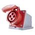 TL3S16443 TOMADA DE SOBREPOR 16A 3P+E-6H VERMELHO IP44 METALTEX°°