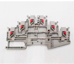 BP2-T32C PUSH-IN 2,5MM² - TRES NÍVEIS 3X2 VIAS - CINZA BP2-T32C METALTEX°°