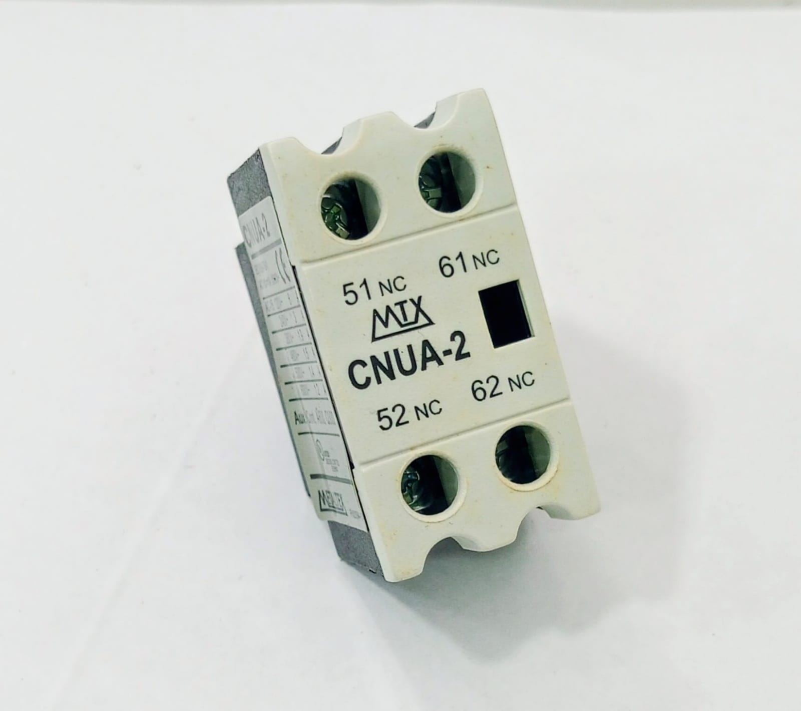 CNUA-202 CONTATO AUXILIAR FRONTAL 2NF P/ CNU9-80 METALTEX °°