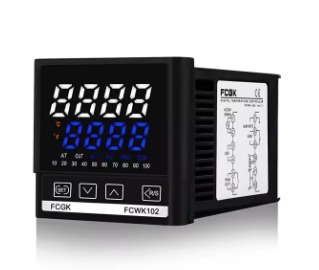 CONTROLADOR DE TEMPERATURA INDUSTRIAL INTELIGENTE DIGITAL PID 220V COM RELÉ E SAÍDA SSR FCWK102-K1122N-N °°
