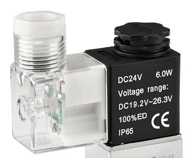 BOBINA DE VALVULA SOLENOIDE PNEUMATICA ELETRICA DE SUBSTITUIÇAO DC 24 V 4,8 W °°