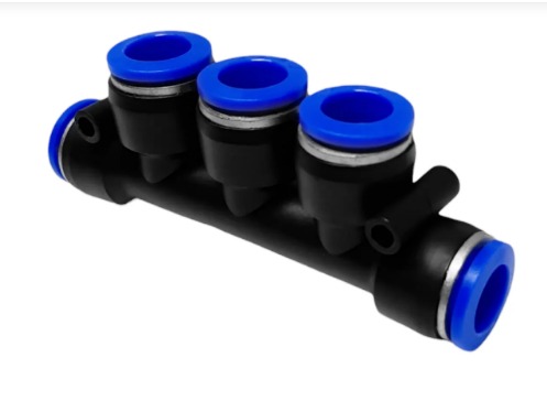 CONECTOR DE DISTRIBUIÇÃO PK10 1 ENTRADA 3 SAÍDAS TUBO 10MM ºº