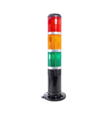 SINALIZADOR TORRE 60MM LUZ CONTÍNUA / PULSANTE - 24VCA/VCC - VERMELHO / LARANJA / VERDE METALTEX°°