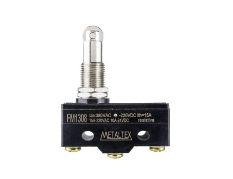 FM1308 CHAVE FIM DE CURSO MINIATURA - ATUADOR ROLETE METALTEX°°