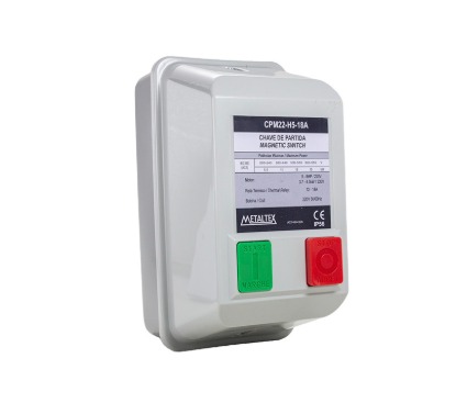 CPM22-H5-18A CAIXA DE PARTIDA IP56 -  5 A 6CV - 220V - 12 A 18A METALTEX°°