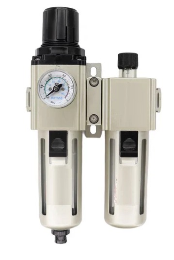 FILTRO REGULADOR E LUBRIFICADOR DE AR UNIDADE FRL R.1/4 AIRTAC°°