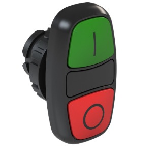 BOTAO CSW2 BDF21IO-11000000-3VF DUPLO  FACEADO IP66 PULSADOR  VERDE / VERMELHO 22MM WEG°°
