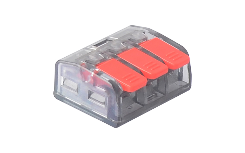 CONECTOR DE EMENDA RÁPIDA COM ALAVANCA DE 3 VIAS CMK633 °°