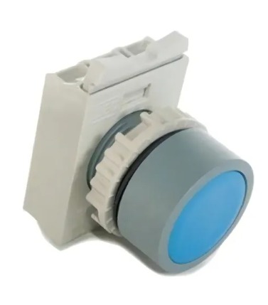 BOTAO CEW-BFM4-10000000  FACEADO ECONOMICO  PULSADOR AZUL 22 mm WEG°°