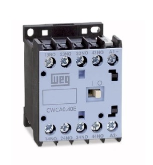 MINICONTATOR AZ CWCA0-22-00C03 Auxiliar 2 NA + 2 NF 24V DC WEG°°