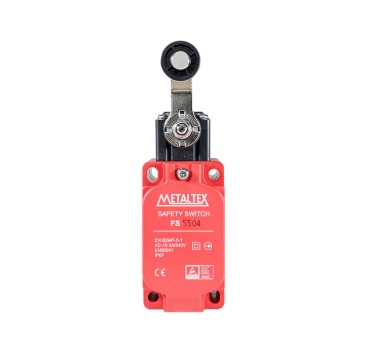 FS5504 CHAVE FIM DE CURSO SEGURANÇA 2NF+1NA- ROLETE COM HASTE METALTEX°°