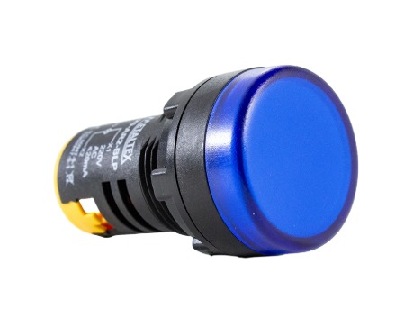 L20-AR1-BLP SINALEIRO LED 22MM - 110VCC/VCA - AZUL METALTEX °°
