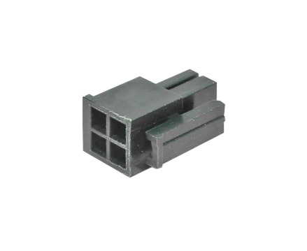 MCFAM-04 RECEPTÁCULO FÊMEA PARA CABO, 4 VIAS (2X2), PASSO 3.0MM (USAR O TEMINAL FÊMEA - MCFTF) METALTEX°°