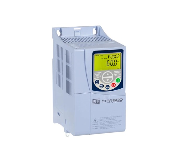 INVERSOR DE FREQUÊNCIA CFW500B16P0T2DB20G2 COM MÓDULO WEG°°
