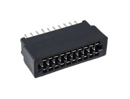 B-20 CONECTOR BORDA DE PLACA (CARD EDGE), 180 GRAUS, PASSO 2,54MM, 2X10°°