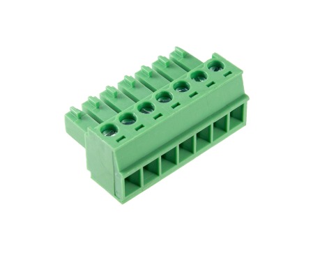 BR7F2-07 BORNE PLUG PARA CABO, 7 VIAS, PASSO 3,81MM, VERDE °°
