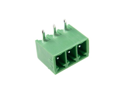BR7MN2-03 BORNE RECEPTÁCULO PARA PCI, 3 VIAS, 90 GRAUS, PASSO 3,81MM, VERDE METALTEX°°