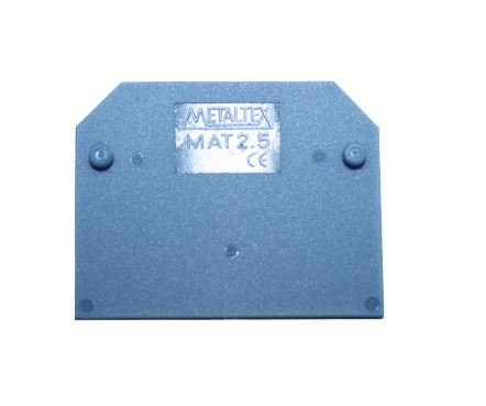 MAT2,5-AZ TAMPA FINAL PARA CONECTOR MTB2,5EN-AZ METALTEX°°