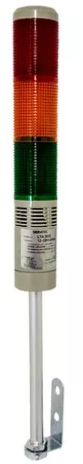 TORRE LUM. LTA 5053 - LED - VM/LR/VD - ALARME SONORO - 24V SIBRATEC°°