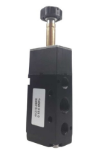 VALVULA 200 SOLENOIDE 5/2 VIAS SIMPLES PRETA 1/4 S/BOBINA - 4V210-08PR AIRTAC°°