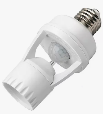 SENSOR INFRAVERMELHO SUPORTE DE LÂMPADA - HTB-GYDT-01 - 100-240V/AC OLT °°