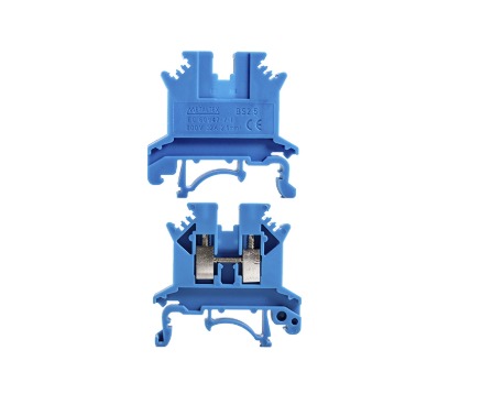 BS2,5A BORNE DE PASSAGEM AZUL 2,5MM METALTEX °°