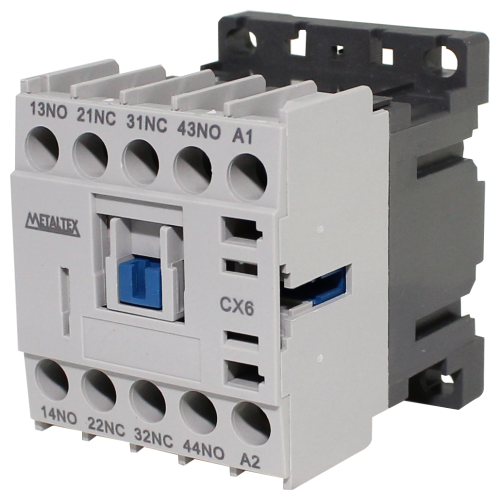 CX6-H5-22 - CONTATOR AUXILIAR 2NA 2NF - 220VCA METALTEX °°