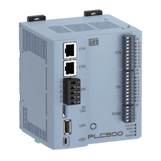 CONTROLADOR PROGRAMÁVEL CAN OPEN,MODBUS-RTU (RS485),MQTT WEG SMART ETHERNET/IP WEG°°