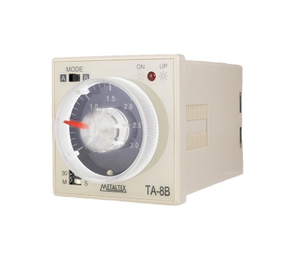 TA-8B RELÉ DE TEMPO 0-3/0-30 SEG/MIN-  24-240V METALTEX °°