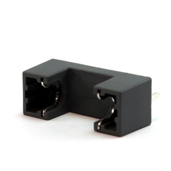 ZH242 PORTA FUSÍVEL PARA FUSÍVEL 5X20, MONTAGEM EM PCI, CORRENTE MÁXIMA DE 6 AMPERES METALTEX°°
