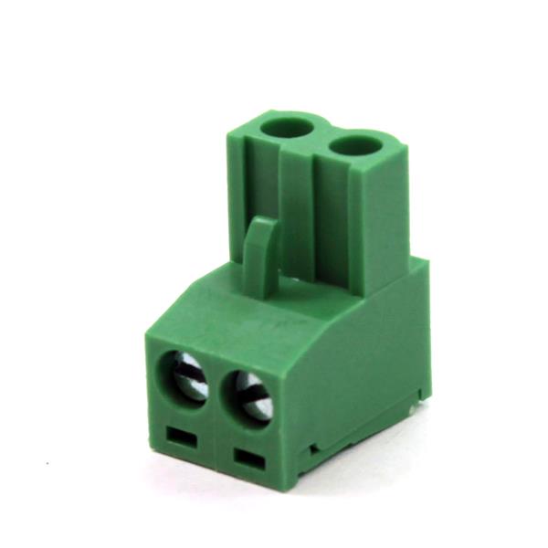 BR8F1-02 BORNE PLUG PARA CABO, 2 VIAS, PASSO 5,08MM, VERDE METALTEX °°
