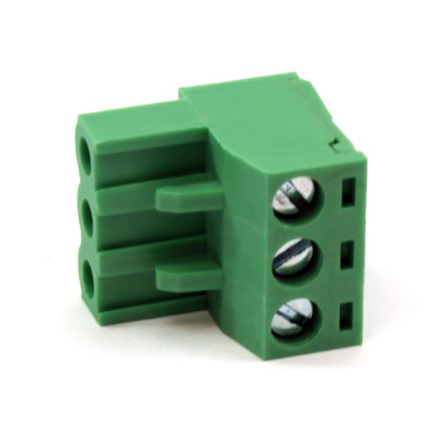 BR8F1-03 BORNE PLUG PARA CABO, 3 VIAS, PASSO 5,08MM, VERDE METALTEX°°