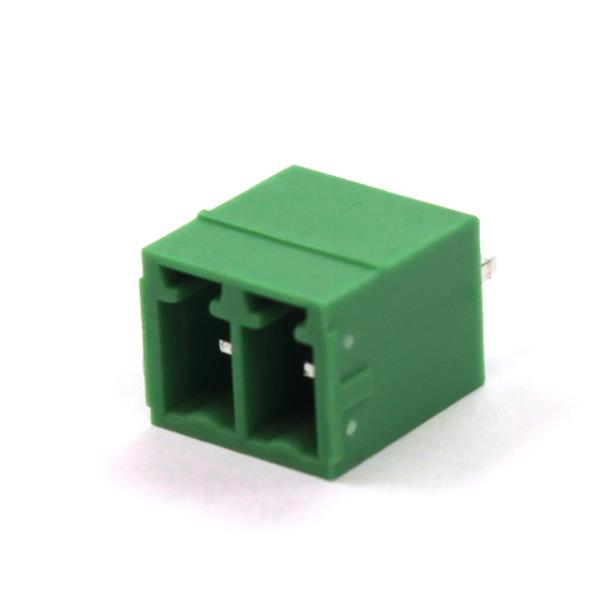 BR7MC2-02 BORNE RECEPTÁCULO PARA PCI, 2 VIAS, 180 GRAUS, PASSO 3,81MM,VERDE METALTEX°°