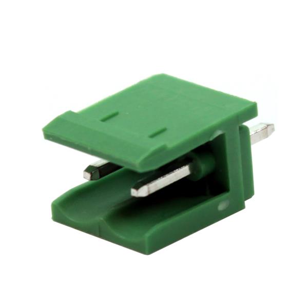 BR8MC1-02 BORNE RECEPTÁCULO PARA PCI, 2 VIAS, 180 GRAUS, PASSO 5,08MM, LATERAL ABERTA, VERDE METALTEX °°