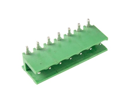 BR7MC2-08 BORNE RECEPTÁCULO PARA PCI, 8 VIAS, 180 GRAUS, PASSO 3,81MM, VERDE METALTEX °°