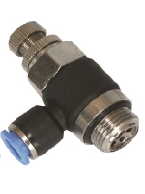 CONEXÃO REGULADORA DE FLUXO G-1/8 - TUBO 6°°