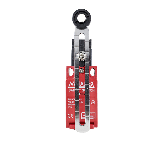 FS9508 CHAVE FIM DE CURSO SEGURANÇA 2NF+1NA - ROLETE COM HASTE AJUSTÁVEL METALTEX °°