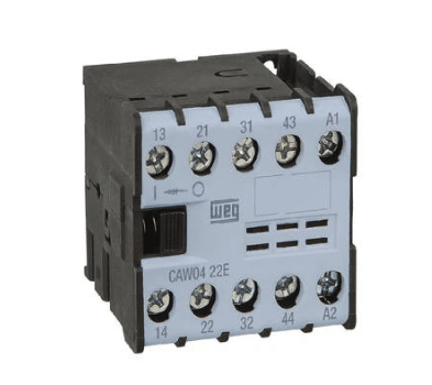 MINICONTATOR AZ CAW04-40-00V25 AUXILIAR 4 NA 220V 60Hz WEG°°