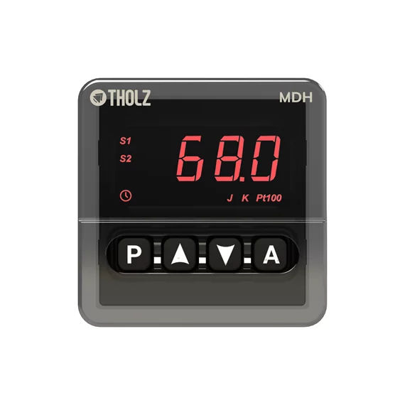 CONTROLADOR DE TEMPERATURA MDH1311R-90~240VCA - P763 UMA SAÍDA A RELE E UMA A TENSÃO THOLZ°°