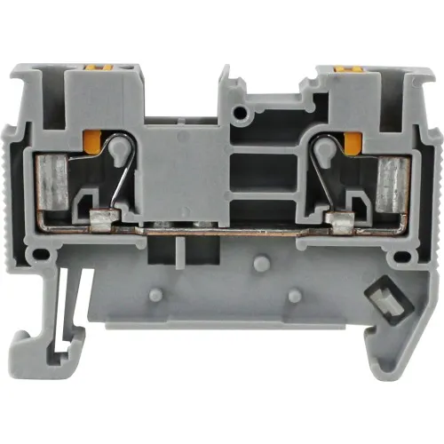 CONECTOR PASSAGEM PUSH-IN 6MM² - 2 VIAS - CINZA BP6-F2C°°