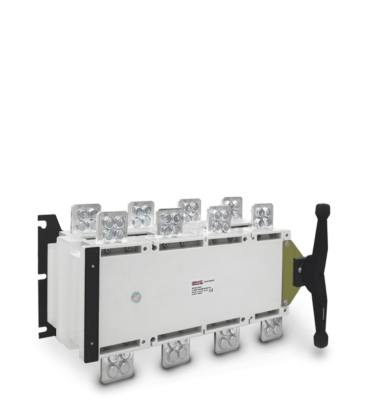 CHAVE DE TRANSFERÊNCIA MANUAL REDE/GERADOR SGLZ4 1600A 4 POLOS - 3 POSIÇÕES -  IL8412 SIBRATEC°°
