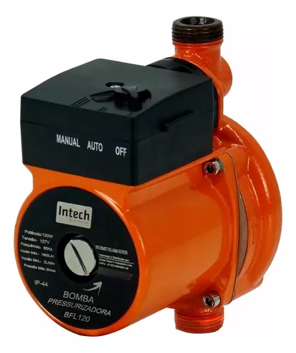 BOMBA D'ÁGUA PRESSURIZADORA 220V 1600L/H IL7020 INTECH MACHINE°°