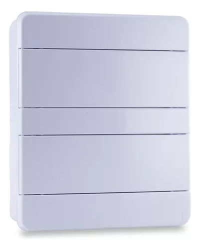 QUADRO DE DISTRIBUIÇÃO P/ ATÉ 24 DISJUNTORES DIN SOBREPOR ILMQD24G ILUMI°°