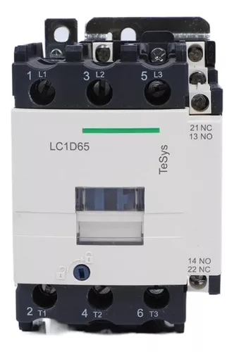 CONTATOR 3P TESYS 65A 220V 1NA+1NF SCHNEIDER LC1D65M7C SCHNEIDER°°